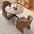 Alana 37-Inch Round Table With Armchairs-106912977