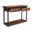 Sturminster 43" Rustic Industrial Console Table with Storage