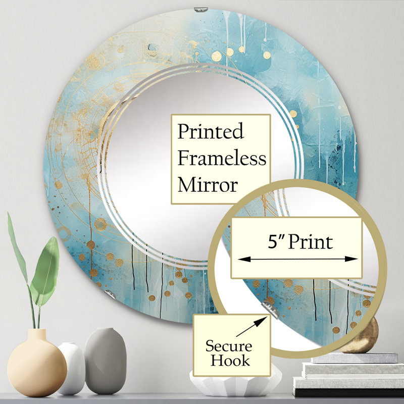Miroir mural Eraman, 24 po x 24 po