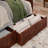 Nantucket Cottage Solid Wood Twin Daybed with Storage Drawers-1693663859