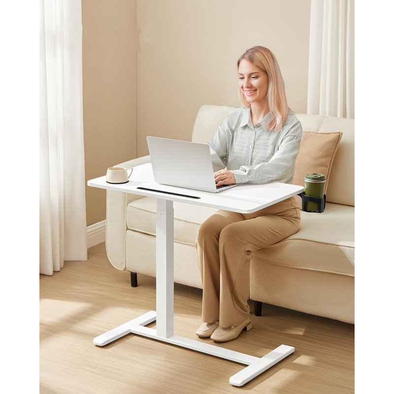 Height Adjustable Rectangular Standing Desk, 80cm W x 45cm D