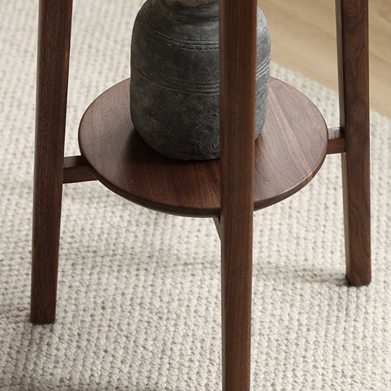 Double - layer Solid Wood Plant Stand, 41.33" H x 11.02" L x 11.02" D