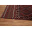 Tapis de couloir unique en laine 8 pi 5 po x 2 pi 2 po rouge