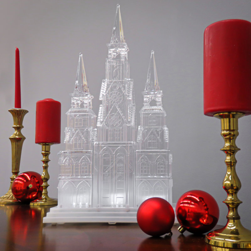 Cathédrale de Noël pré-éclairée 17 po The Holiday Aisle®