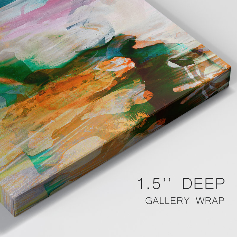 Abstract Movement II - Wrapped Canvas Print, 12" H x 8" W x 1" D
