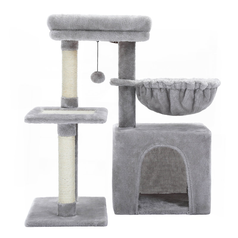 Tour pour chat 28,5 po de hauteur, Gris