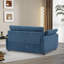 Fauteuil d'appoint moderne et surdimensionné en chenille-1264932308