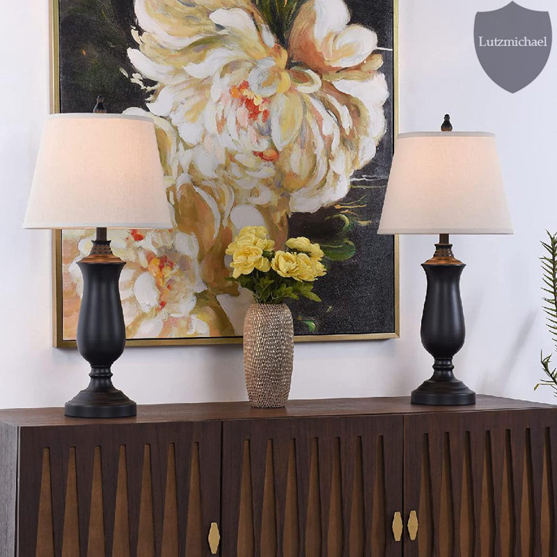 Ensemble de lampes de table en bronze foncé 28,5 po Mooresburg