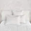 Hailee 100% Cotton White King Sham With Silvadur Tech By Kosas Home-83718797