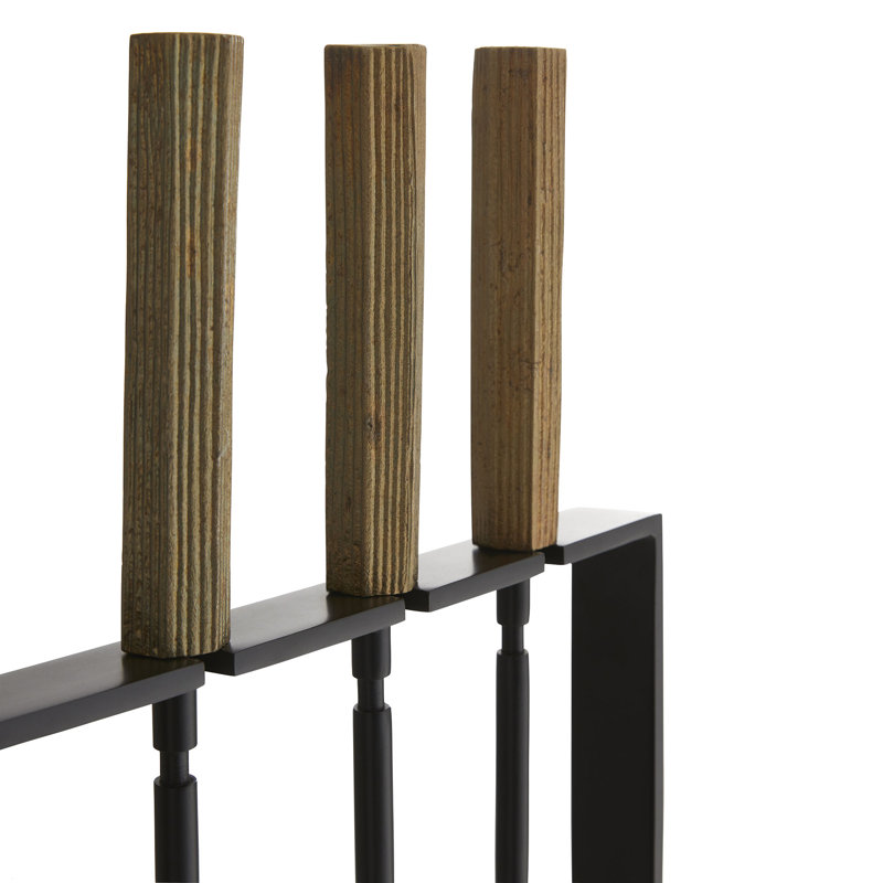 Iron Fireplace Tool Set