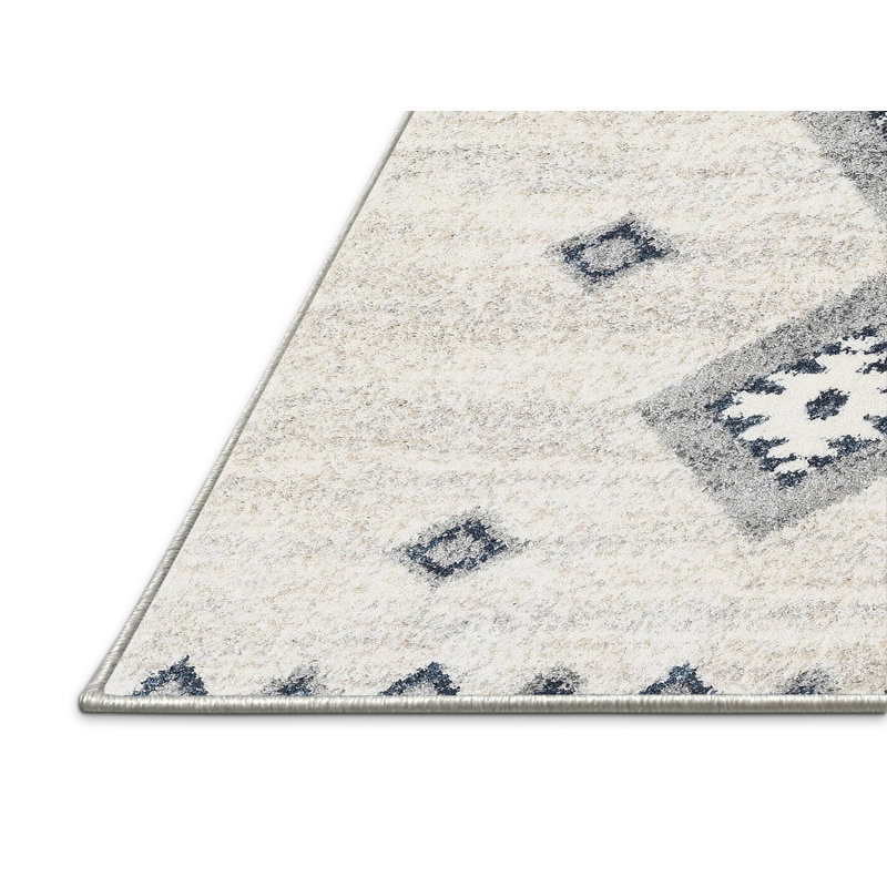 Tapis contemporain ivoire, Rectangle 2 pi x 3 pi