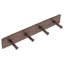 Hammered Copper Quadruple Robe/Towel Hook