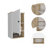 Alaska Medicine Cabinet, With Three Storage Shelves, Single Door Cabinet-376044028