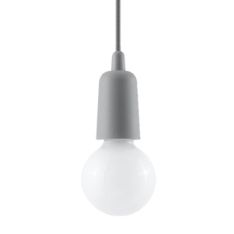 Borofsky 1 - Light White Pendant, Grey