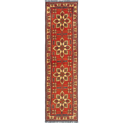 Tapis intérieur en laine de couloir 2 pi 8 po x 9 pi 11 po "one-of-a-kind" à main noué la 2010 one kargahi Kalen