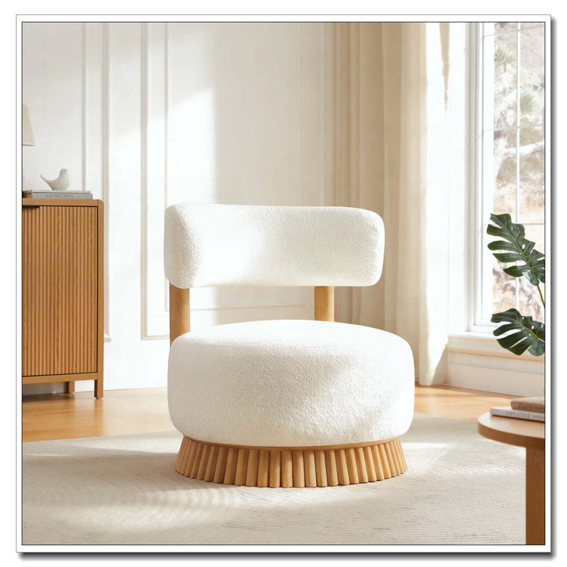 Chaise sans accoudoirs Modern Farmhouse, Beige, 1
