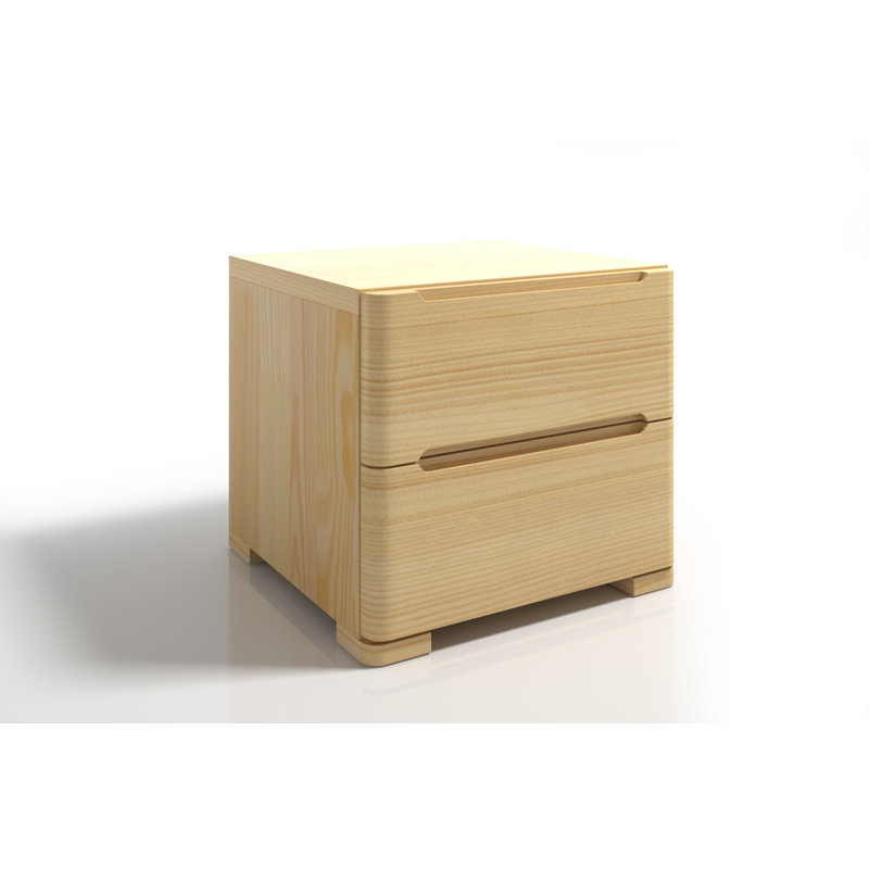 Vernon 40cm W Solid Wood Bedside Table