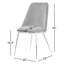 Chaise d'appoint en velours Zielke