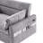 Pull Out Sleep Sofa Bed Loveseats Sofa Couch with Adjsutable Backrest, Storage Pockets-1994331225