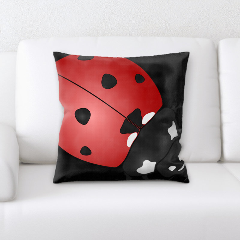 Coussin coccinelle
