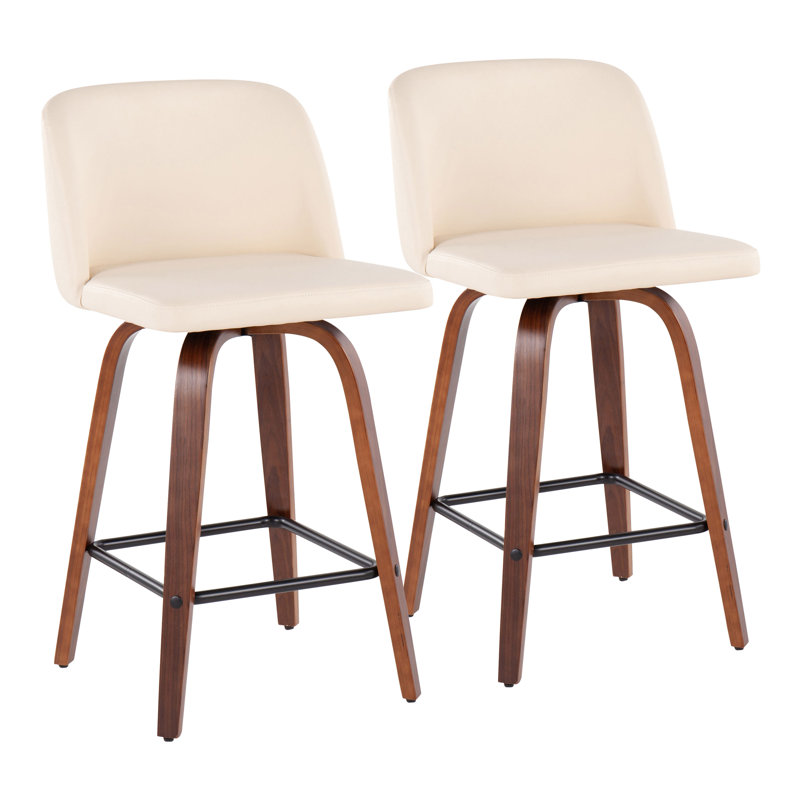 Arabelle Swivel Upholstered Counter Stool