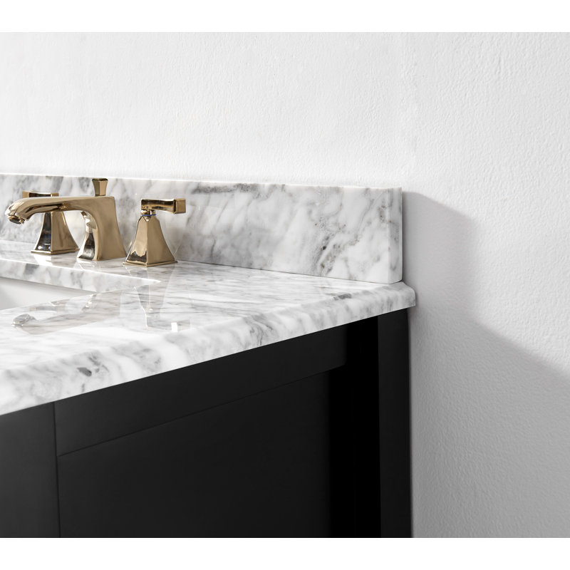 60'' W Double Vanity, Black Onyx