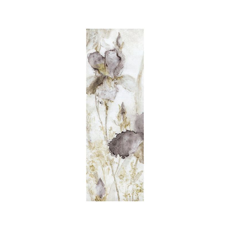 Dawn Iris by Carol Robinson - Wrapped Canvas Panoramic Painting, 121.92 cm H x 40.64 cm W x 1.91 cm D