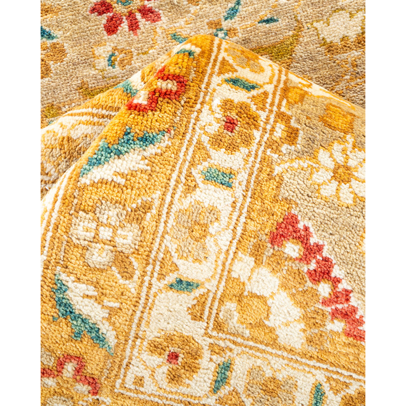 Smiya One-of-a-Kind 9' 1" X 9' 8" Hand Knotted Area Rug