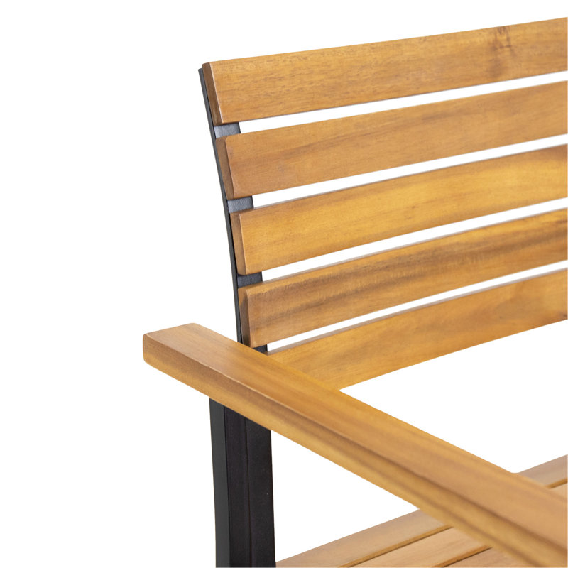 Chaise en bois et métal Laris