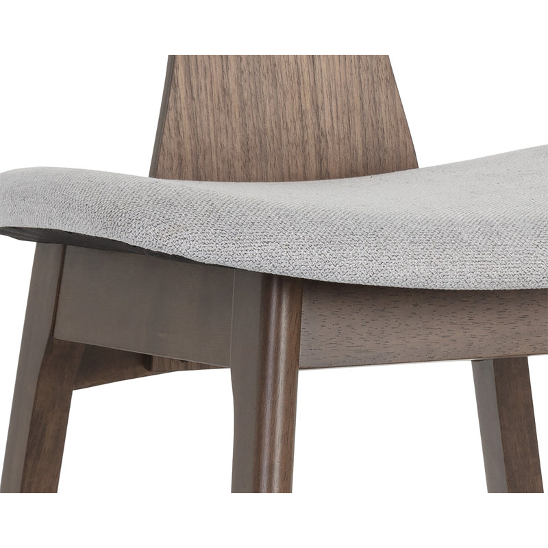 Scoggins Upholstered Counter Stool with Solid Wood Frame