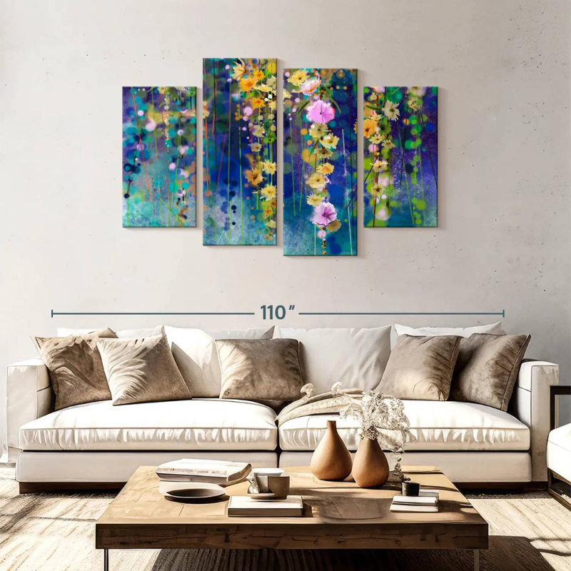 Hanging Floral Abstract