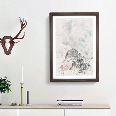 Mountain View - Picture Frame Painting Print