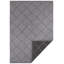 Cebu Indoor and outdoor rug - Weatherproof Geometric pattern for garden, balcony - Night Silver-71403671