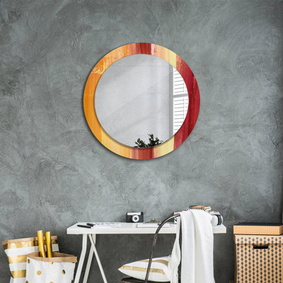Huldar Glass Flat Wall Mirror