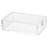 Acrylic Napkin Holder, 9.1 X 5.5 X 2.6 Inch, Clear Bathroom Guest Towel Storage Tray With U-Shaped Opening, Disposable Paper Towel Holder For Bathroom Kitchen Parties Weddings & Various Events