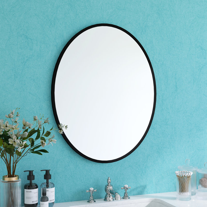 Miroir de salle de bain ovale