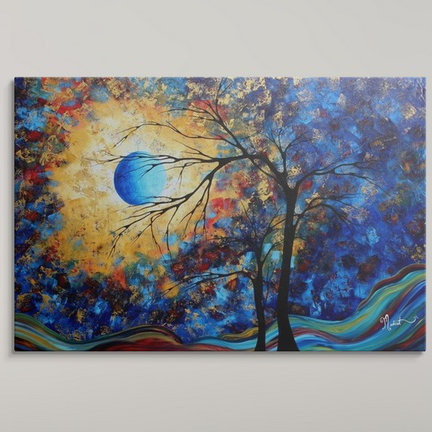 « eye of the univers » par megan duncanson, reproduction d’art, H 16 po x l 24 po x P 1,5 po, Toile
