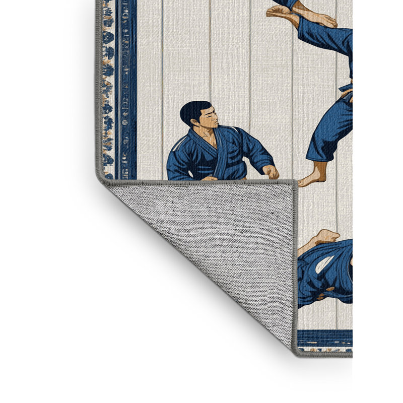 Tapis lavable de sport Judo, Carré 4 pi