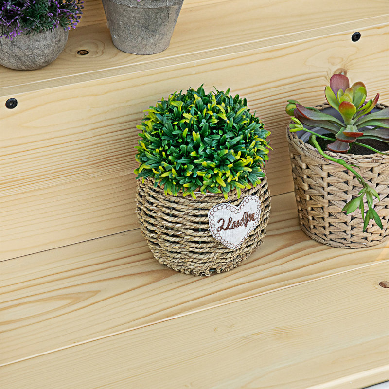 Hanging Balcony Table Wood Foldable Railing Bar
