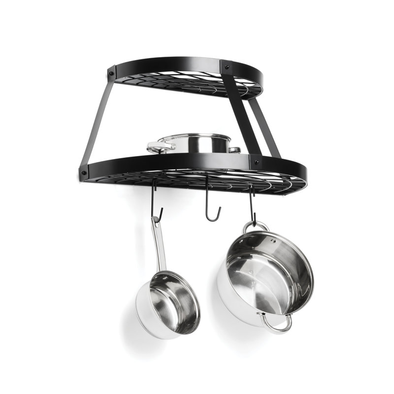 Steel Half-circle Wall Mounted Pot Rack