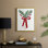 «Christmas Holiday Art» DCCCLIX, reproduction encadrée - bois massif