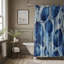 Blue Raindrops - Rideau de douche Premium-933956363
