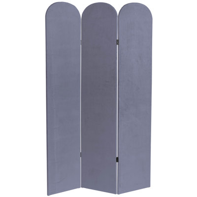Cloison pliante en velours 3 panneaux Wayt