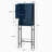 Trijal Metal & MDF Wood, Over Toilet Storage Cabinet with Barn Doors-343644341