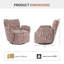 Ensemble de 2 fauteuils d'appoint pivotants 30,5 po-739850604
