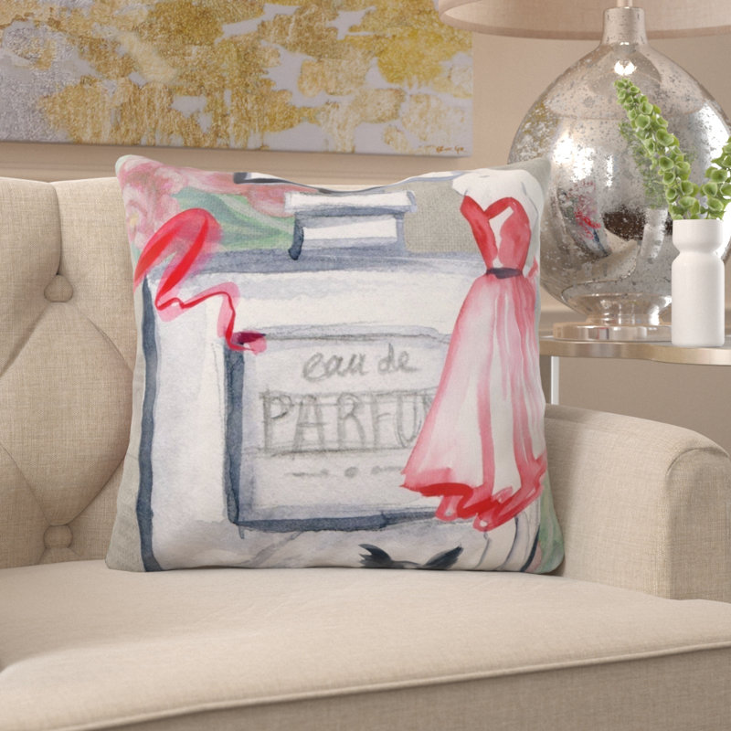 Dewayne Outdoor Reversible Throw Pillow, Microsuede, Indoor