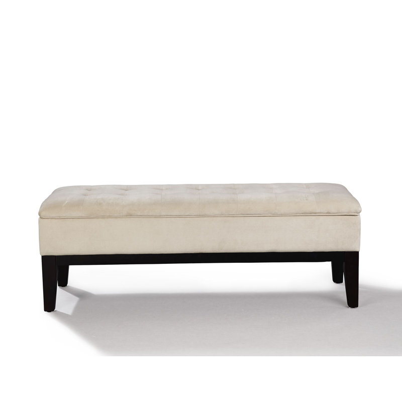 Rocha Microfiber / Microsuede Upholstered Storage Bench
