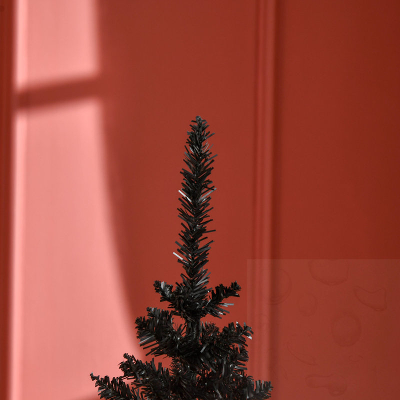 5ft Slim Xmas Tree with Plastic Stand