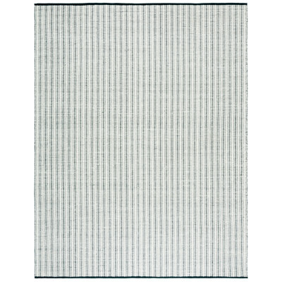 909 Hand Woven Cotton/Wool Striped Rug 