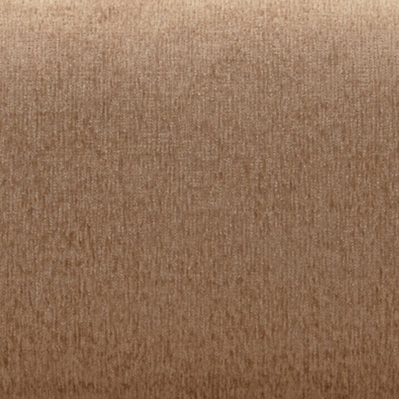 Ulka 96'' Modern Chenille Upholstered Round Arm Pine Wood Sofa in Light Brown, Light Brown Boucle